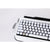 Penna Bluetooth Keyboard with White Chrome Keycap