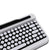 Penna Bluetooth Keyboard with White Chrome Keycap